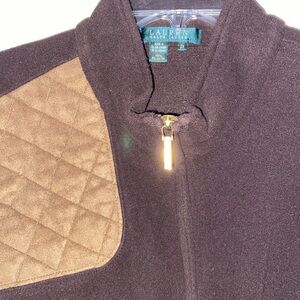 Ralph Lauren Dark Brown Jacket with Tan Accents